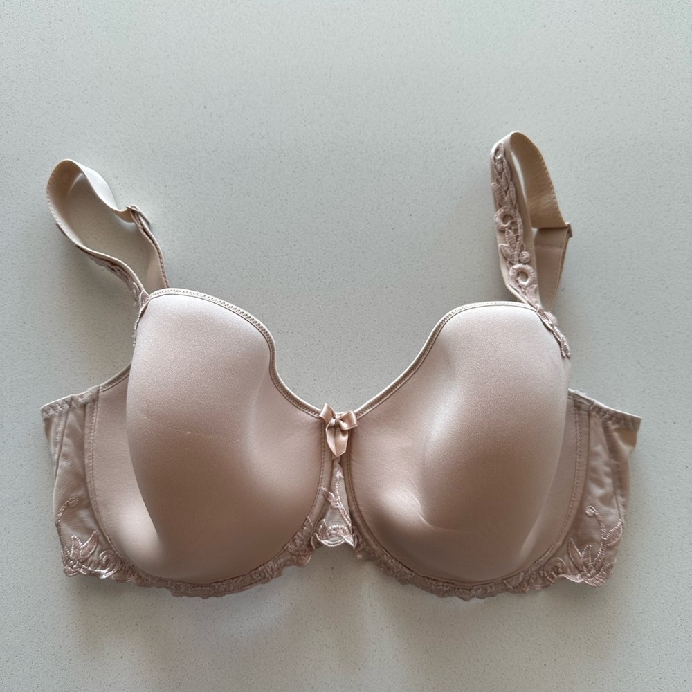 Simone Perele Nude Beige Underwire Bra Adjustable Straps 36G Women's